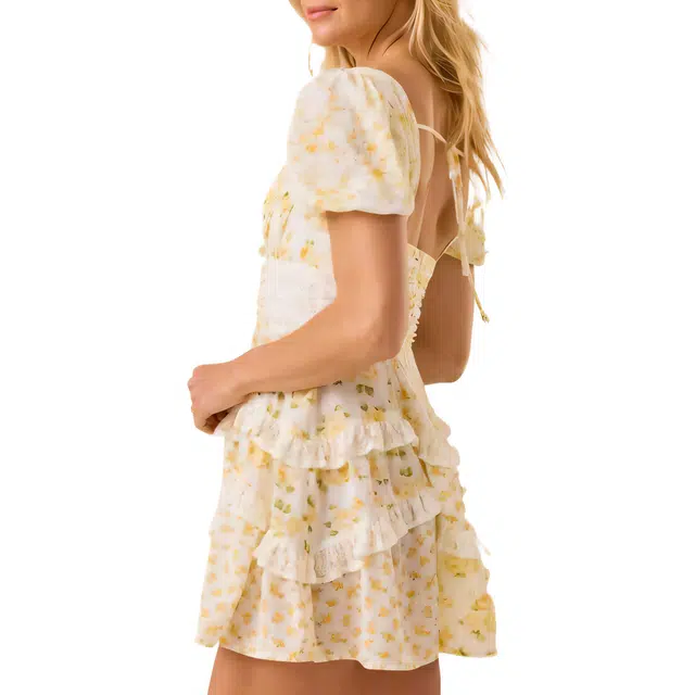 ALTAR'D STATE Floral Mini Dress Aderny