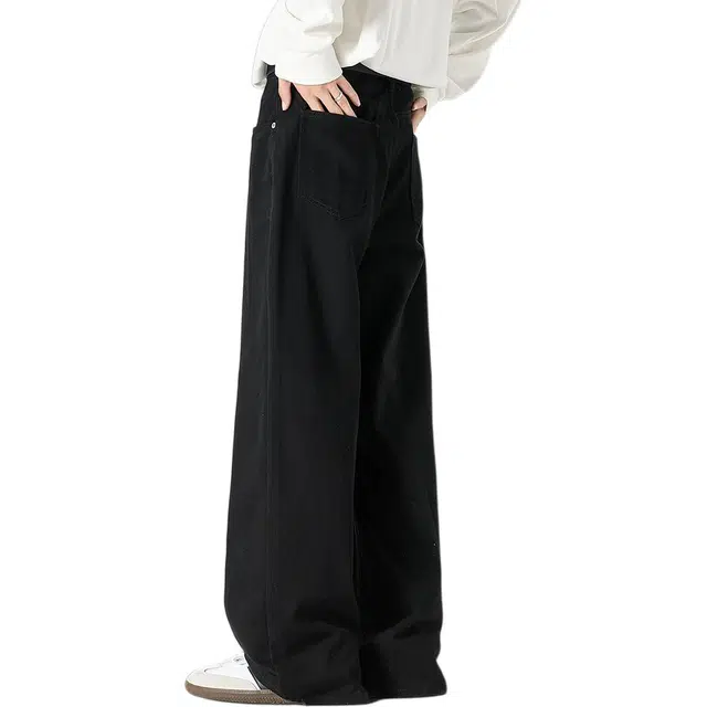 童先森 纯棉美式复古牛仔裤 男款