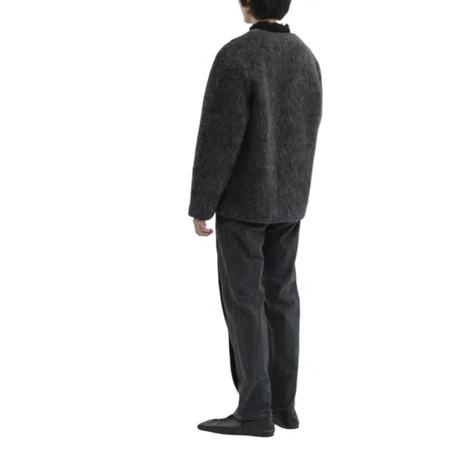 BESLOW FRONT SEAM PANNEL JEANS BLACK