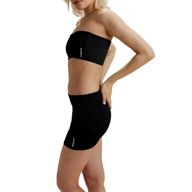 Speedo FLU3NTE Solid Convertible Bikini Tube Top Orange
