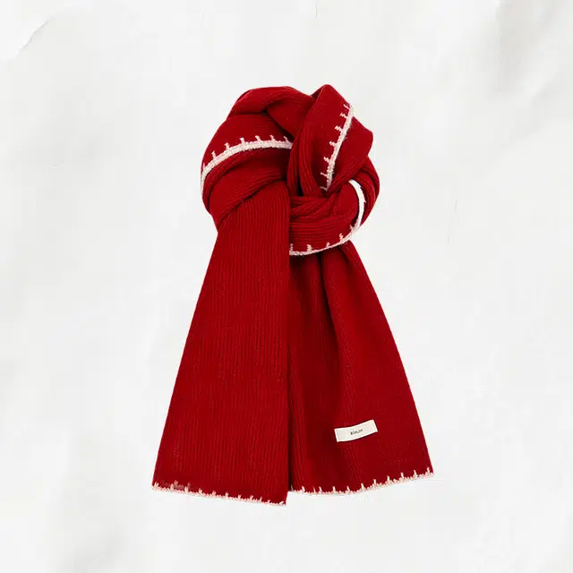 恩僾德 小香风保暖高级百搭高颜值小众 聚酯纤维 绒线围巾 男女同款情侣款