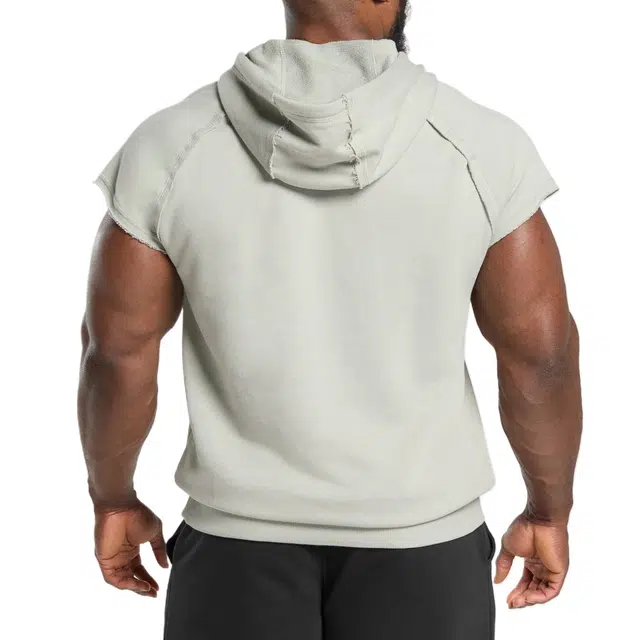 GYMSHARK Legacy 14 Zip Cap Sleeve Hoodie