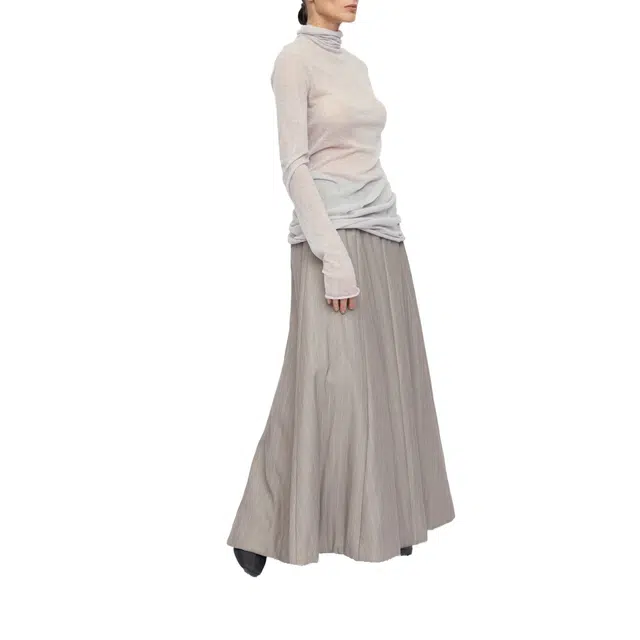 RUOHAN FOG FROST TURTLE NECK TOP AW25