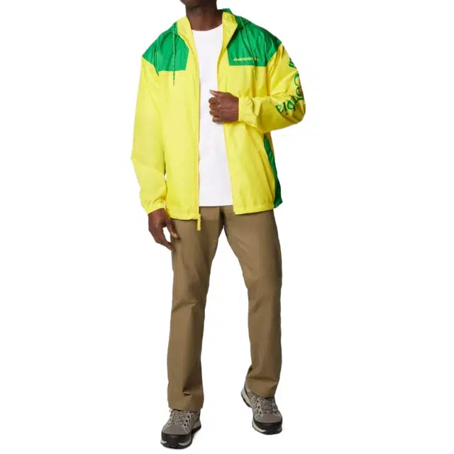 Columbia Windbreaker - Oregon Collegiate Flash ChallengerII Omni-Shade