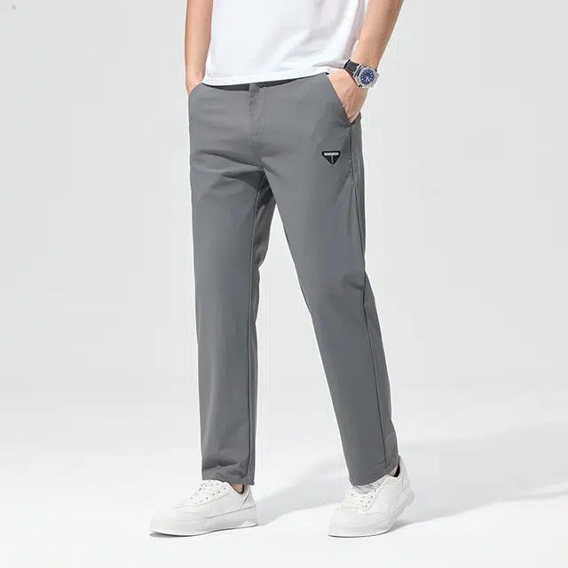 金盾 舒适冰丝裤速干宽松舒适显高休闲裤 男款