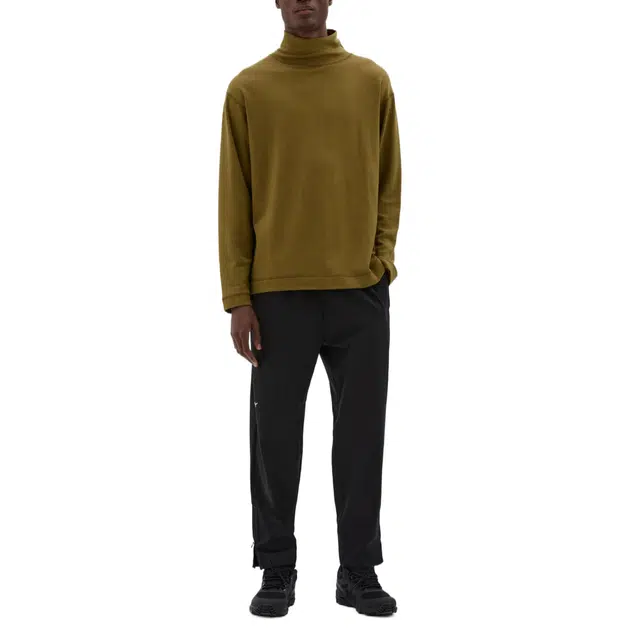 MARGARETHOWELL MIZUNO THERMAL FUNNEL NECK BREATH THERMO WOOL JERSEY