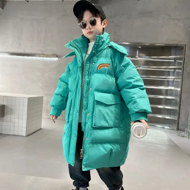 雅鹿棉衣 洋气宽松保暖纯色百搭时尚加绒加厚长袖 青少年