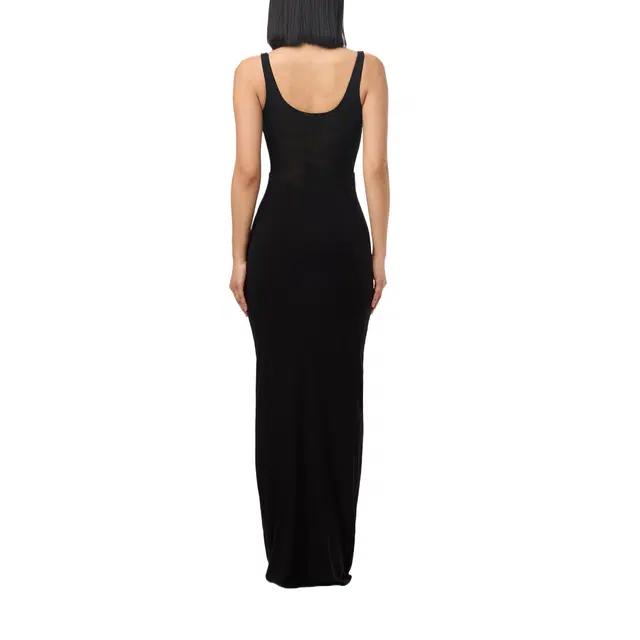 NAKED WARDROBE Hourglass Tank Maxi Dress Mesh