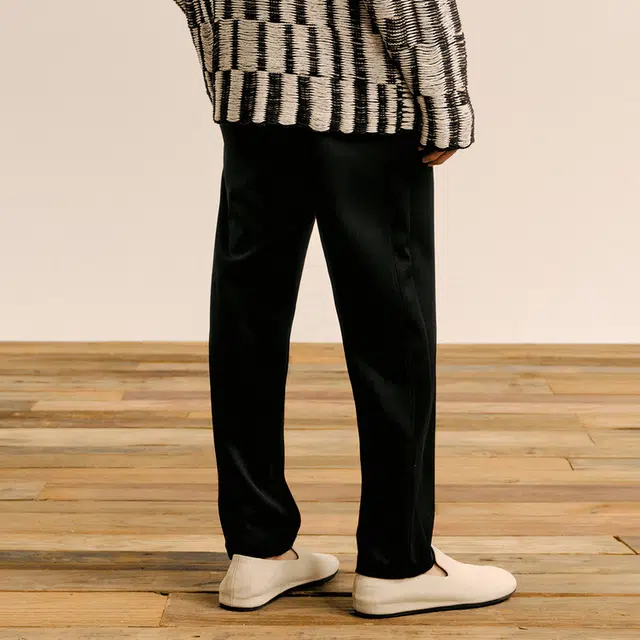 速写 锥形裤通勤七分裤休闲裤 男 本黑