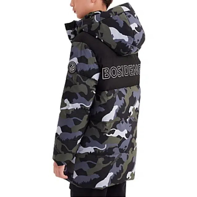 波司登羽绒服 保暖舒适迷彩拼色百搭 青少年