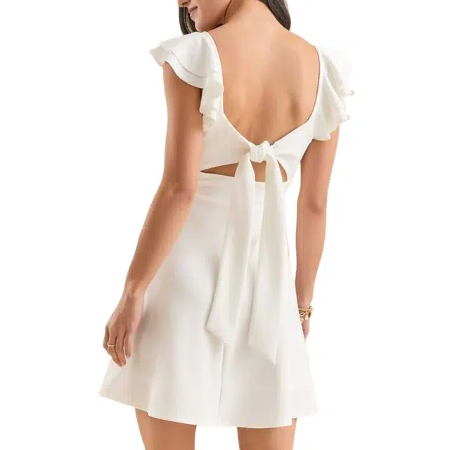 ALTAR'D STATE Veronica Flutter Sleeve Dress