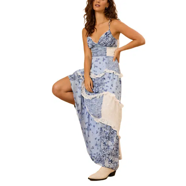 ALTAR'D STATE Adernlia Floral Maxi Dress
