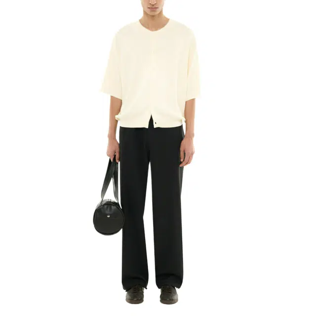BESLOW LINEN BLENDED EASY PANTS