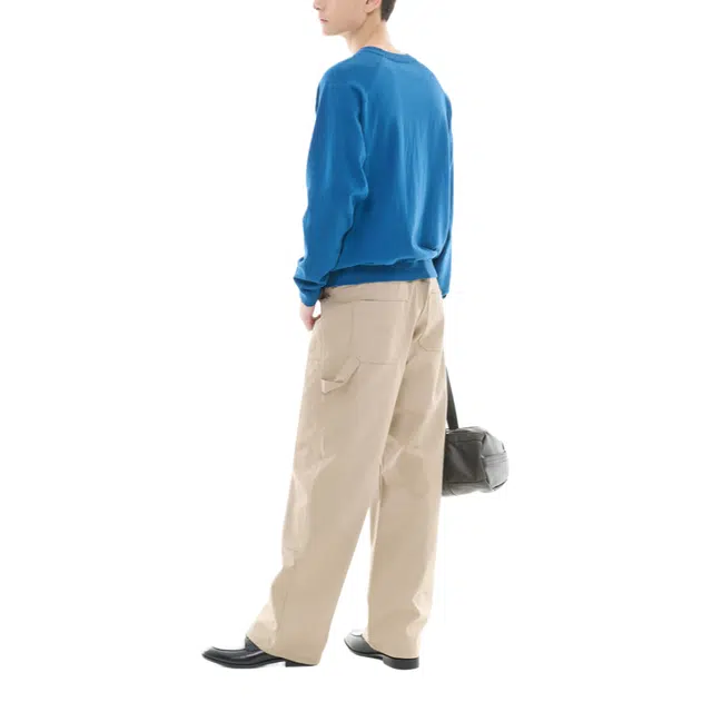 BESLOW CREW NECK RELAXED SHORT CARDIGAN