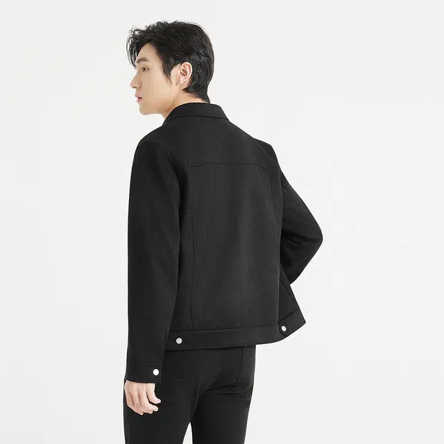 利郎 商务休闲短款翻领潮流简约行政百搭夹克 男款