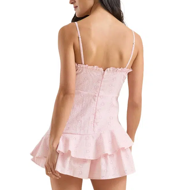 ALTAR'D STATE Vivian Gingham Romper