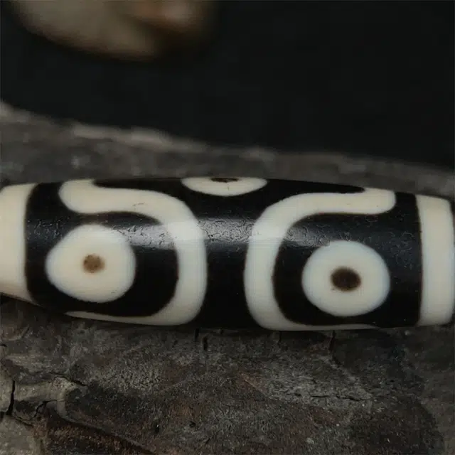 灵运宝 #转运招财藏区六眼天珠至纯九眼页岩老矿风化油润包浆老料器磨损到位一物一图#好运 玛瑙 吊坠 男女同款情侣款