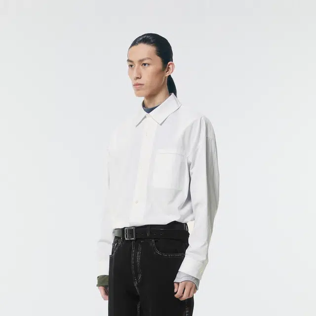 速写 简约通勤休闲长袖衬衫 男女同款