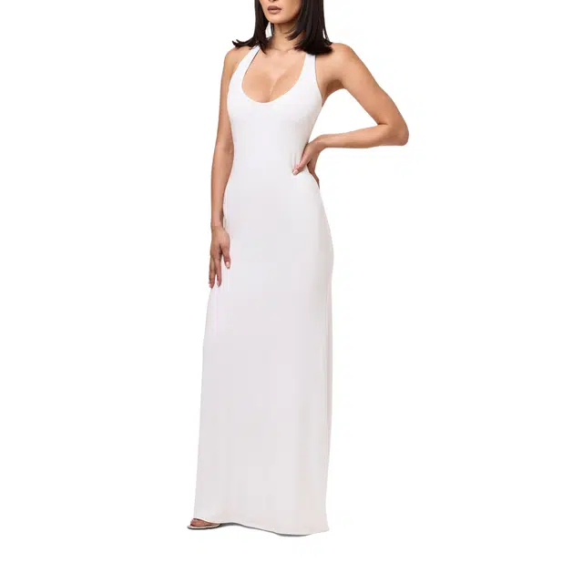 NAKED WARDROBE Tank Loose Fit Maxi Dress Smooth