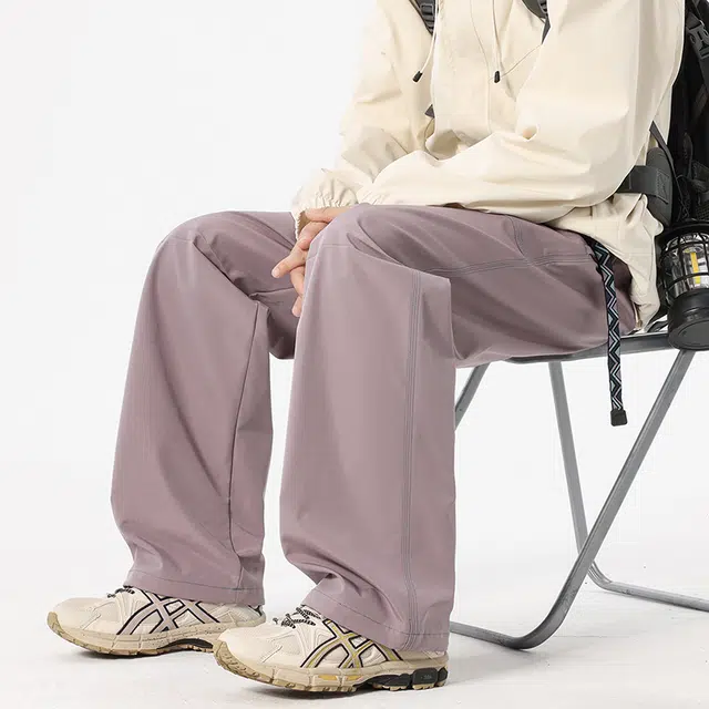 金盾 垂坠感运动直筒宽松休闲裤 男款