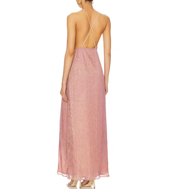 SUPERDOWN High Slit Maxi Dress