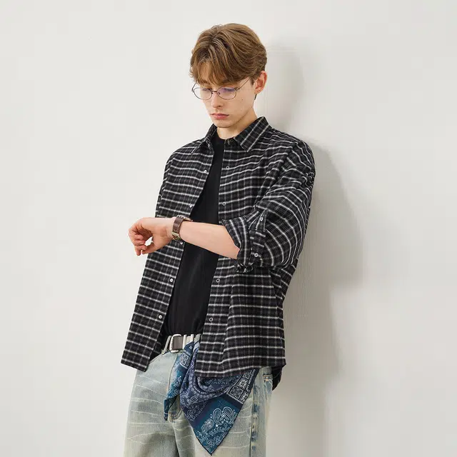 714STREET Vintage Plaid Shirt