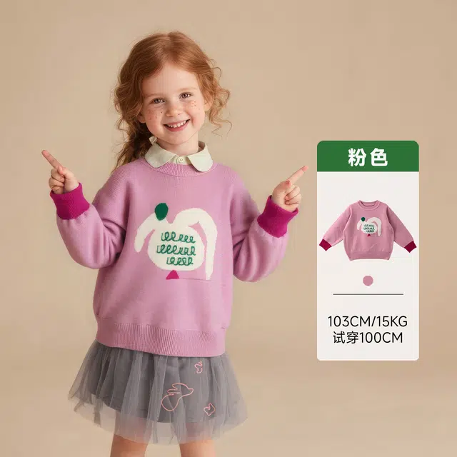 俞兆林毛衣 舒适亲肤个性柔软 儿童款