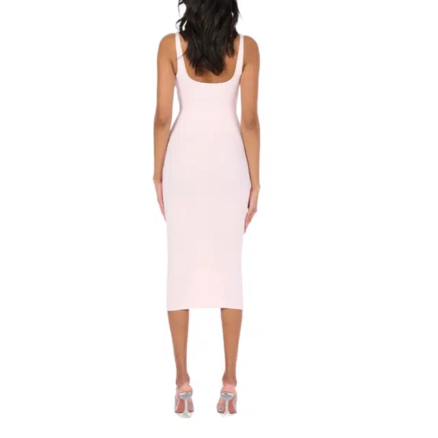 NAKED WARDROBE SCULPT TANK MIDI DRESS NW