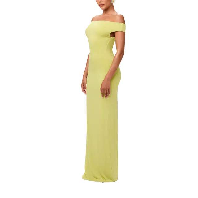 NAKED WARDROBE Off-Shoulder Maxi Dress Smooth