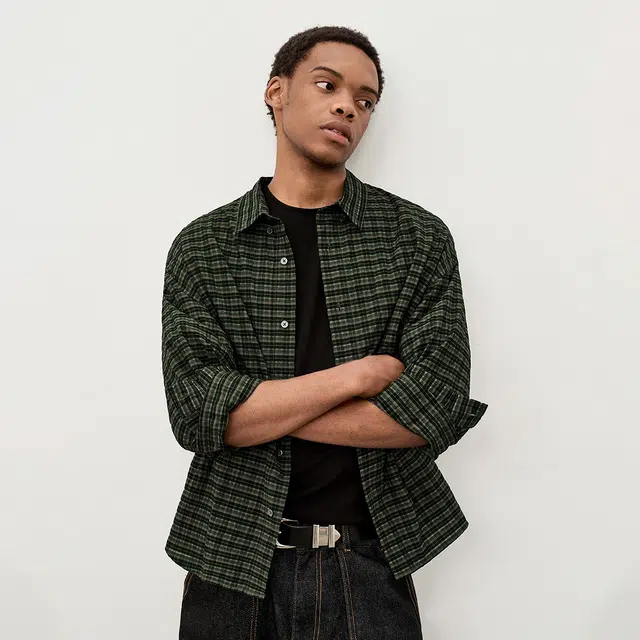 714STREET Vintage Plaid Shirt