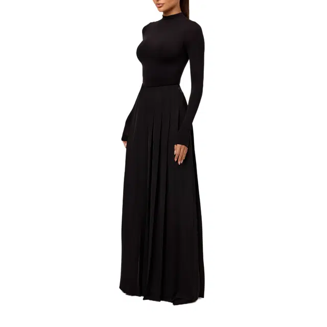 NAKED WARDROBE Pleated Wide Leg Pant