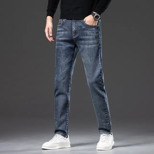 金盾 秋冬百搭商务显瘦牛仔裤 男款