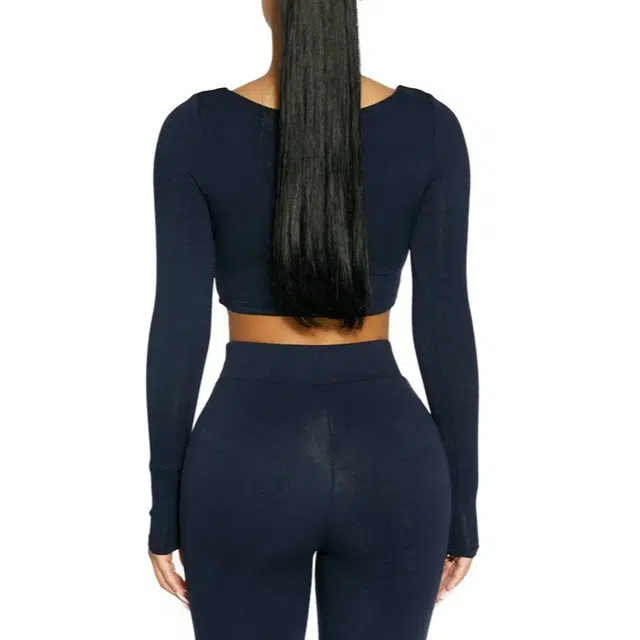 NAKED WARDROBE NW Scoop Sculpt Crop Top NW Collection
