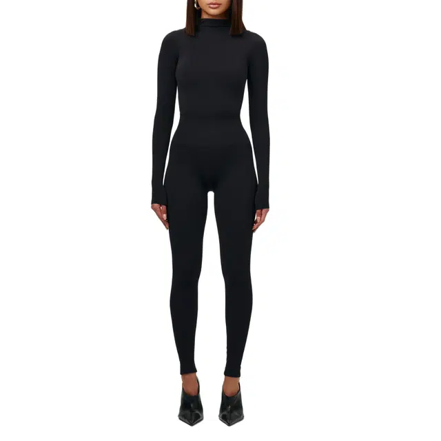 NAKED WARDROBE Seamless Ribbed Legging Fluid Sculpt