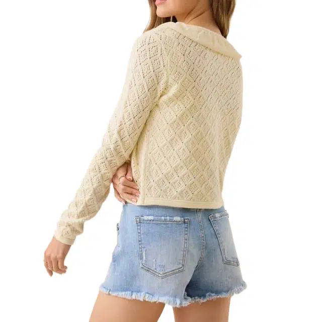 ALTAR'D STATE Sydney Ruffle Cardigan