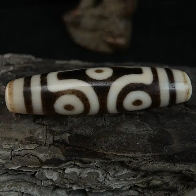 灵运宝 转运招财西藏藏区十字金刚六眼天珠老矿风化油润包浆老料器磨损到位一物一图#好运 玛瑙 玉石吊坠 男女同款情侣款