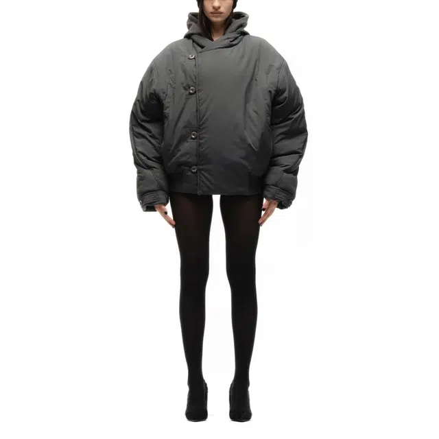 NOFAITH STUDIOS FENCING WAFFLE BOMBER JACKET