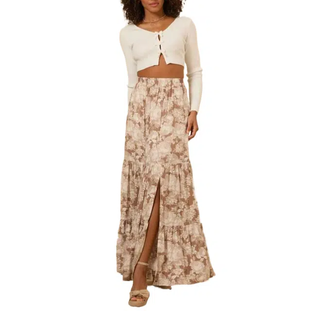ALTAR'D STATE Rynn Floral Maxi Skirt