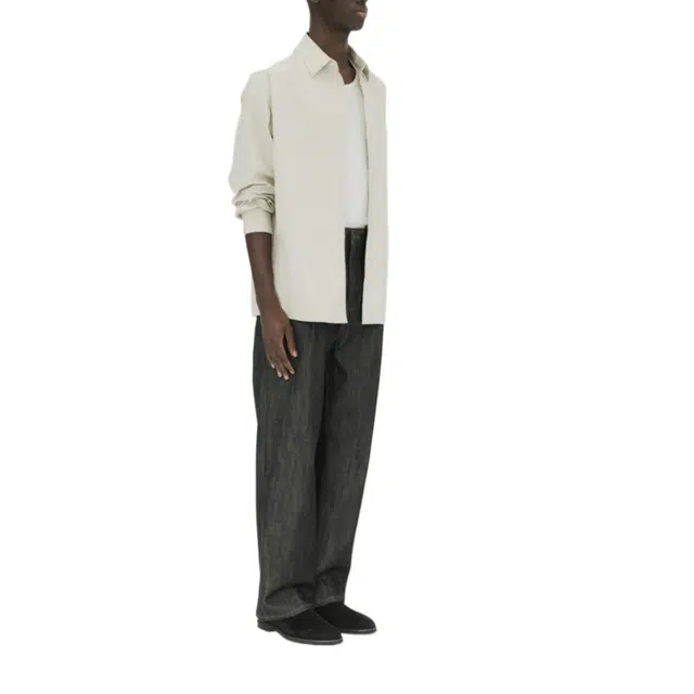 BESLOW COMFY ONE TUCK SELVAGE DENIM PANTS
