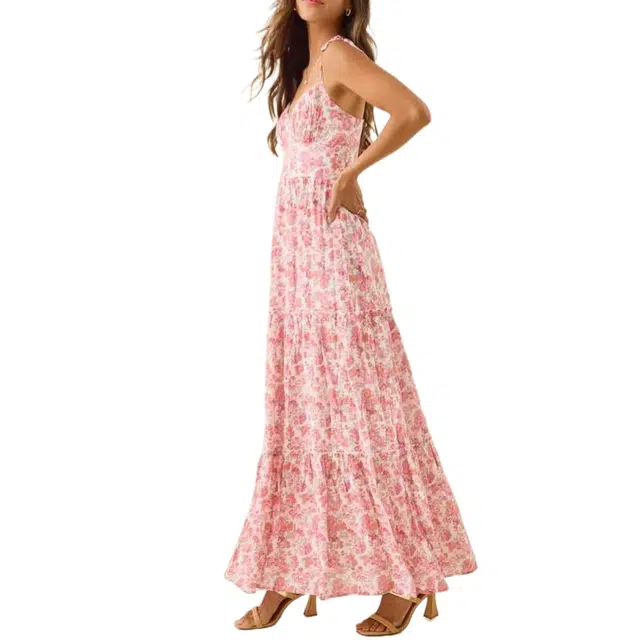 ALTAR'D STATE Sleeveless Floral Maxi Dress