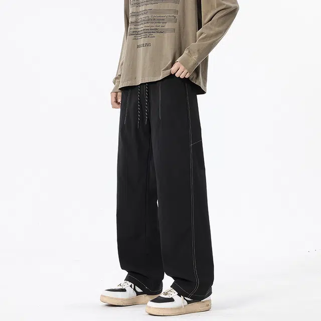 金盾 阔腿宽松直筒舒适休闲裤 男款