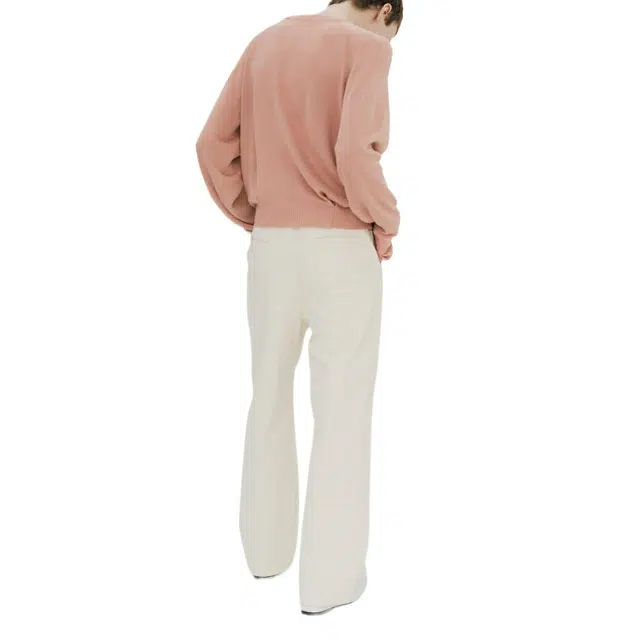BESLOW ONE TUCK WASHED BELTED PANTS