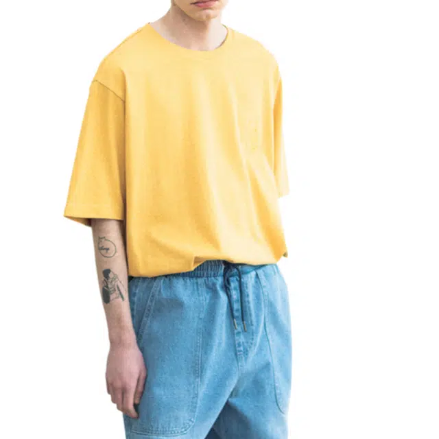 BESLOW OVERSIZED PIGMENT T-SHIRT T