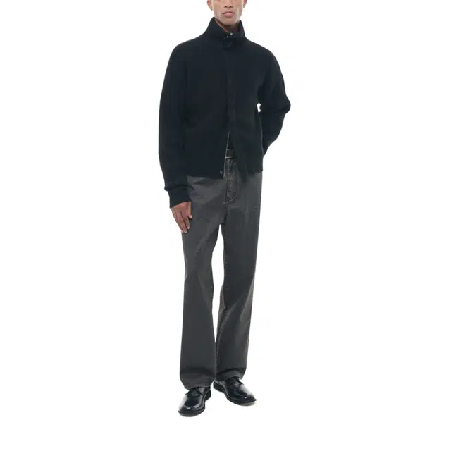 BESLOW COATED DENIM PANTS