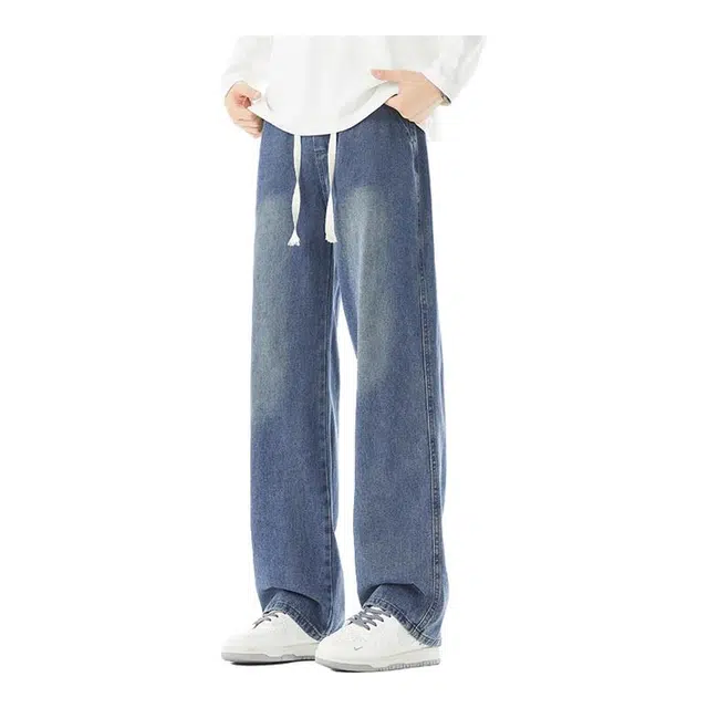 海尔斯 美式百搭时尚简约潮流舒适牛仔裤 男款