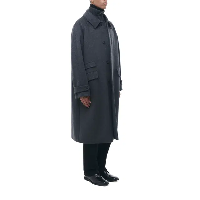 BESLOW OVERSIZED CASHMERE BALMACAAN COAT