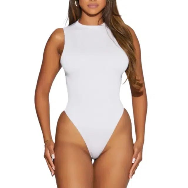 NAKED WARDROBE Sleeveless Sculpt Bodysuit NW