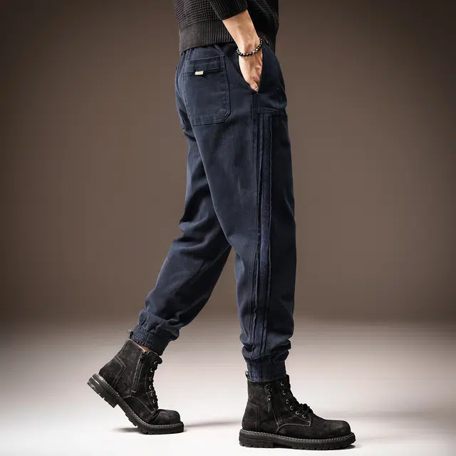 贵色 日系潮流时尚复古城市机能风潮牌高街痞帅阿美咔叽日常出行穿搭宽松锥形哈伦裤工装裤 男女同款