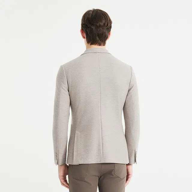 利郎 时尚都市纯色平驳领质感简约百搭绵羊毛秋季西装 男款