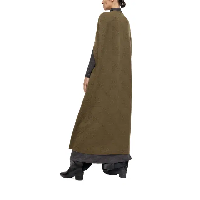 RUOHAN CAMOUFLAGE HURD CAPE AW25